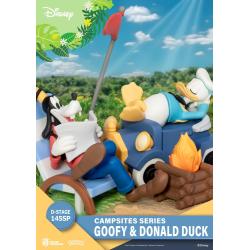 Disney Diorama PVC D-Stage Campsite Series Goofy & Donald Duck Special Edition 10 cm BEAST KINGDOM