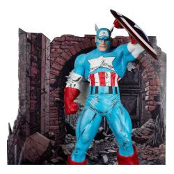 Marvel PVC Estatua PVC 1/6 capitan America (The Amazing SpiderMan #323) 28 cm McFarlane Toys