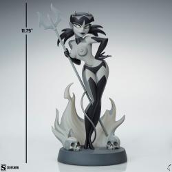 Original Artist Series Estatua Devil Girl (Black and White Variant) 30 cm Sideshow Collectibles