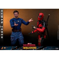 Deadpool & Lobezno Movie Masterpiece Figura 1/6 Human Torch 31 cm  Hot Toys 