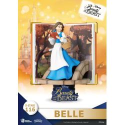 Disney Book Series Diorama PVC D-Stage Belle 13 cm