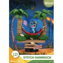 Lilo & Stitch Diorama PVC D-Stage Stitch Hammock 13 cm Beast Kingdom Toys