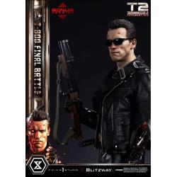 Terminator 2 Estatua Museum Masterline Series 1/3 T-800 Final Battle Deluxe Bonus Version 75 cm