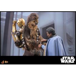 Star Wars Episode V Figura Movie Masterpiece 1/6 Chewbacca with Disassembled C-3PO 36 cm