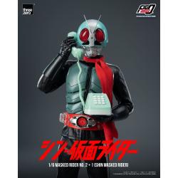 Kamen Rider Figura FigZero 1/6 Masked Rider No.2+1 (Shin Masked Rider) 32 cm ThreeZero