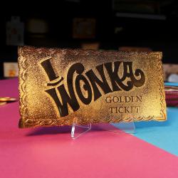 Willy Wonka & the Chocolate Factory Replica Mini Golden Ticket