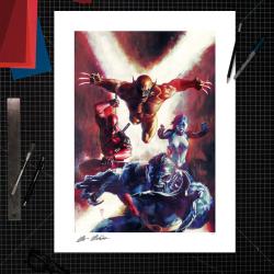 Marvel Litografia The X-Force 46 x 61 cm - sin marco Sideshow Collectibles 