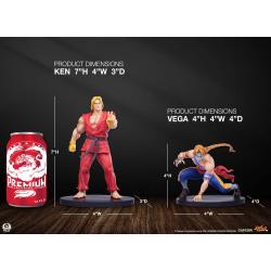 Street Fighter Street Jam Statuen 1/10 Ken & Vega Set  POP CULTURE SHOCK