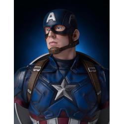 Captain America Civil War Busto 1/6 Captain America 18 cm