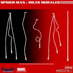 SpiderMan Figura 1/12 GMiles Morales 17 cm MEZCO