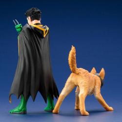 DC Comics ARTFX+ Statue 1/10 2-Pack Robin & Ace the Bat-Hound 15 cm