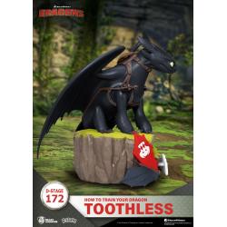 Cómo Entrenar A Tu Dragón Estatua toothless 14 cm  Beast Kingdom Toys 