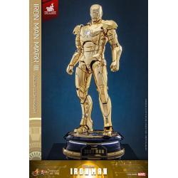 Iron Man Mark III (Gold Color Version) Figura Movie Masterpiece Diecast 1/6 Hot Toys Exclusive 33 cm HOT TOYS