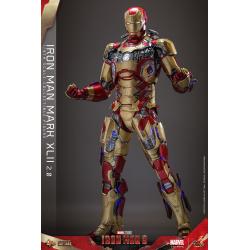 Iron Man 3 Figura Movie Masterpiece Diecast 1/6 Iron Man Mark XLII (2.0) 32 cm HOT TOYS