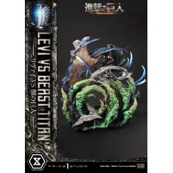 Attack on Titan Estatua Ultimate Premium Masterline Series 1/4 Levi Versus Beast Titan 73 cm Prime 1 Studio 