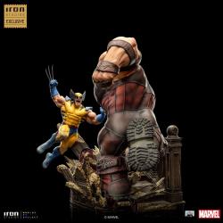 Marvel Estatua 1/10 BDS Art Scale Wolverine vs Juggernaut heo EU Exclusive 30 cm IRON STUDIOS