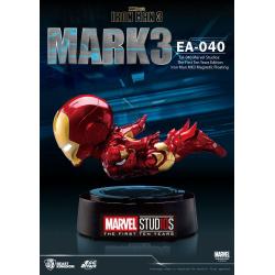 Iron Man 3 Estatua con luz Egg Attack Iron Man Mark III The First Ten Years Edition 16 cm