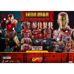 Iron Man (Deluxe) Sixth Scale Figure by Hot Toys The Origins Collection - Comics Masterpiece Series Diecast