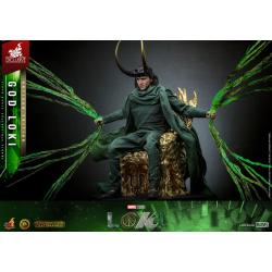 Hot Toys DX41AE Marvel Loki Collectible Action Figurine 1/6 God Loki (Artisan Edition) 31cm