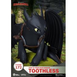 Cómo Entrenar A Tu Dragón Estatua toothless 14 cm  Beast Kingdom Toys 