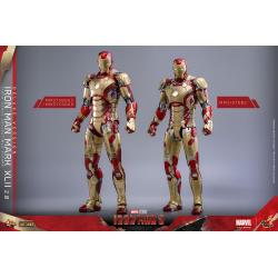 Iron Man 3 Figura Movie Masterpiece Diecast 1/6 Iron Man Mark XLII (2.0) Deluxe 32 cm HOT TOYS