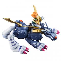 Digimon Adventure Serie G.E.M. Estatua PVC Metal Garurumon & Ishida Yamato 25 cm