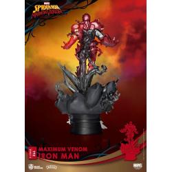 Marvel Comics Diorama PVC D-Stage Maximum Venom Iron Man 16 cm