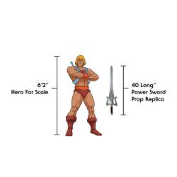 MASTERS DEL UNIVERSO 1/1 Réplica Espada del Poder de He-Man 102 cm FACTORY ENTERTAINMENT