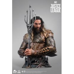 La liga de la justicia  Busto tamaño real Aquaman 116 cm