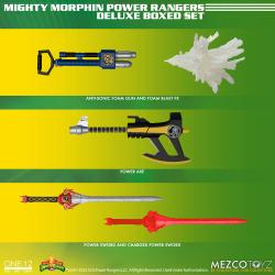 Mighty Morphin Power Rangers Figuras 1/12  Deluxe Steel Box Set 16 - 17 cm MEZCO