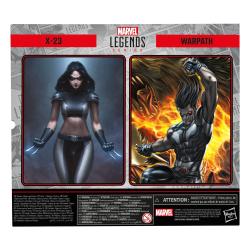 X-Force Marvel Legends Pack de 2 Figuras X-23 & Warpath 15 cm HASBRO