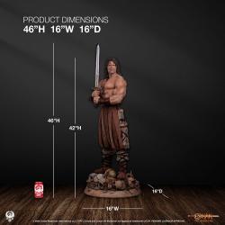 Conan el Bárbaro Estatua Elite Series 1/2 Conan 116 cm POP CULTURE SHOCK