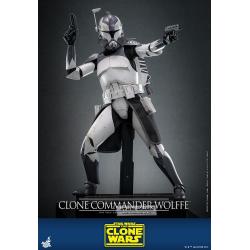 Star Wars: The Clone Wars Figura 1/6 Clone Commander Wolffe 30 cm Hot Toys 