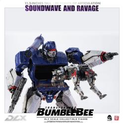 Transformers Bumblebee Pack de 2 Figuras 1/6 DLX Soundwave & Ravage 28 cm