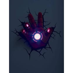 Vengadores Lámpara 3D LED Iron Man Hand 3Dlight 