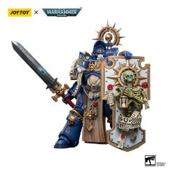 Warhammer 40k Figura 1/18 Ultramarines Primaris Captain with Relic Shield and Power Sword 12 cm JOYTOY