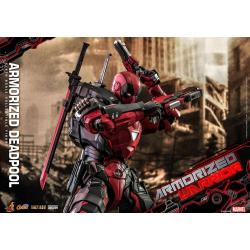 Armorized Deadpool Sixth Scale Figure by Hot Toys Comics Masterpiece Series Diecast - Armorized Warrior Collection