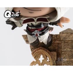 Assassins Creed Estatua PVC Qlectors Ezio Leap of Faith 15 cm Pure Arts