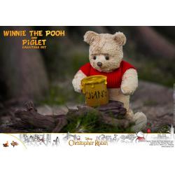 WINNIE THE POOH 24CM AND PIGLET 15CM COLLECTIBLE SET hot toys 