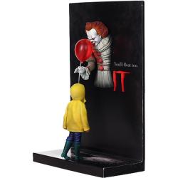 FIGURA POSTER 3D PENNYWISE & GEORGIE IT ( 2017 ) SDTOYS