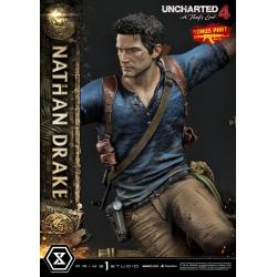 Uncharted 4: A Thief\'s End Ultimate Premium Masterline Statue 1/4 Nathan Drake Deluxe Bonus Version 69 cm