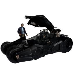 DC Multiverse Vehículo Tumbler with Lucuis Fox (The Dark Knight) (Gold Label) McFarlane Toys 