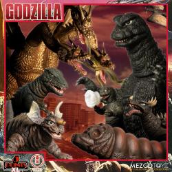 Godzilla: Destroy All Monsters 5 Points XL Action Figures Deluxe Box Set Round 1 11 cm