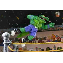 Tortugas Ninja (Archie Comics) Figura Stump Wrestling Leatherhead 18 cm NECA