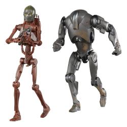 Star Wars Episode II Black Series Pack de 2 Figuras C-3PO (B1 Battle Droid Body) & Super Battle Droid 15 cm HASBRO