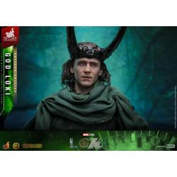 Hot Toys DX41AE Marvel Loki Collectible Action Figurine 1/6 God Loki (Artisan Edition) 31cm