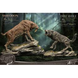 Wonders of the Wild Series: Smilodon & Dire Wolf  ESTATUA STAR ACE TOYS