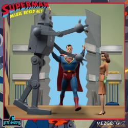 Superman The Mechanical Monsters (1941) Figuras 5 Points Deluxe Box Set 10 cm