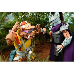 Tortugas Ninja (Cartoon 1980) Pack de 2 Figuras Vacation Bebop and Rocksteady 18 cm NECA