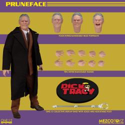 Dick Tracy Figura 1/12 Pruneface 17 cm  Mezco Toys